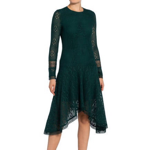See By Chloe Green Crochet/Knit Dress Size Small
